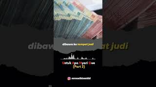 UANG ITU BUDAK, KOK MAJIKANNYA DIPERBUDAK?