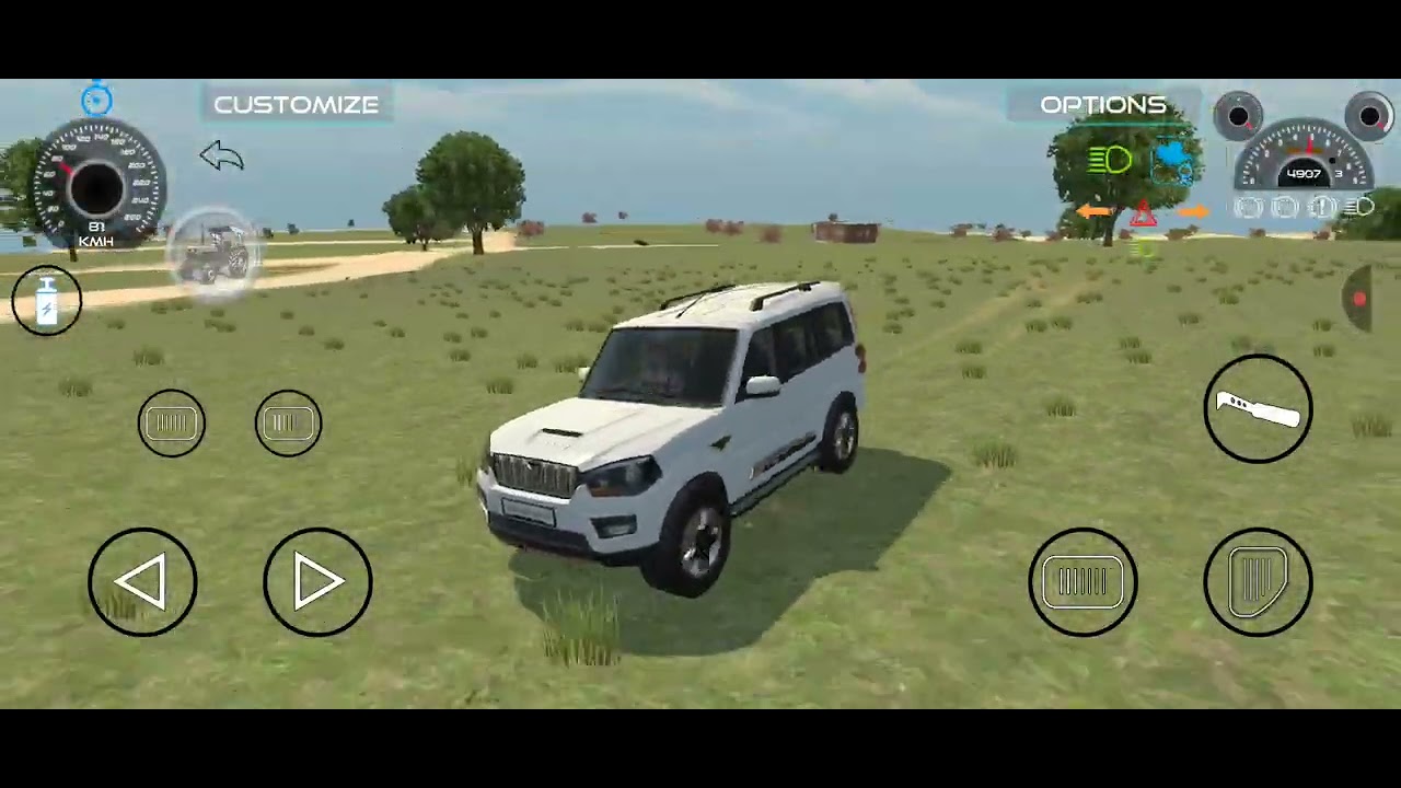 Thar vs g-wagon Offroading in geme Indian vehicles simulator 😱