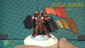 Dark Vengeance: Painting a Chaos Lord Tutorial - Part 2/3