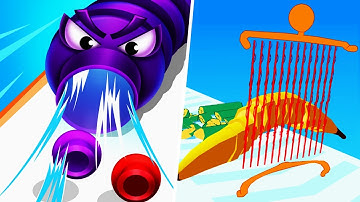 Pop Tube Run 3D | Laser Man Run - Gameplay Walkthrough Max Levels (Part 1)