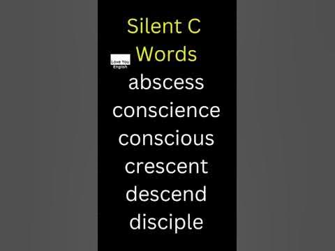 Silent letter words l Silent letter in English l Silent letters #