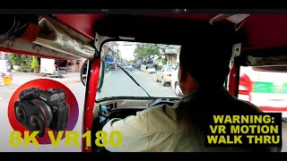 A MAD 3D RIDE in a Tuk Tuk in PHNOM PENH Cambodia 8K 4K VR180 3D (Travel Videos ASMR Music)