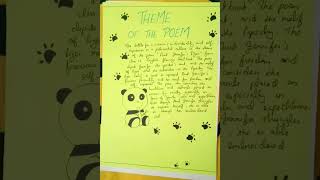 English art integrated project class 12