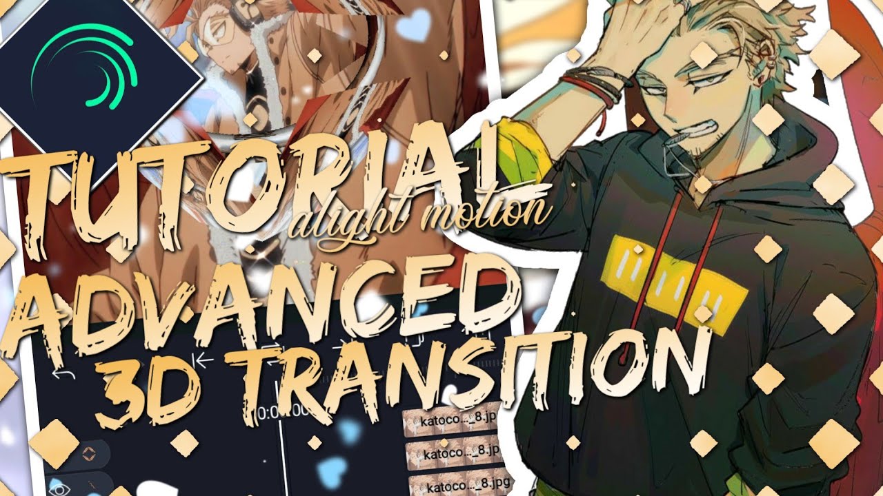 Tutorial advanced smooth 3D transition ideas || alight motion - YouTube