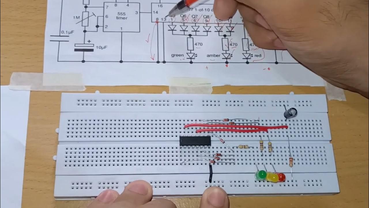 TAGALOG VERSION — Making a Traffic Light by Using Breadboard, 555 IC
