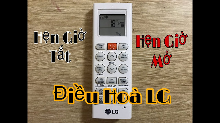 Cách chỉnh nhiệt độ máy lạnh lg