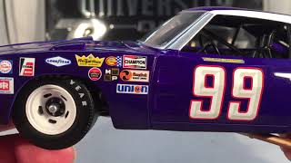 Play video: Review: 1969 Richard Brickhouse #99 Crown Dodge Charger Daytona 1/24 University Of Racing Diecast