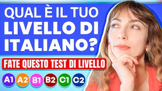 What is your level of Italian? 20-question quiz 🇮🇹