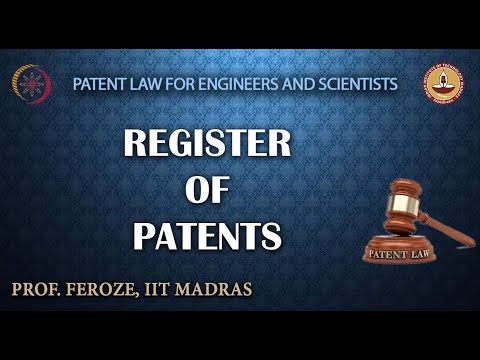 Register of Patents