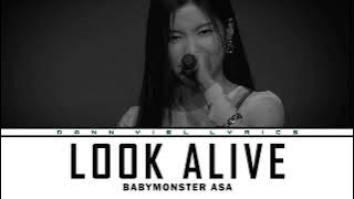 BABYMONSTER (#4) ASA - LOOK ALIVE (Color Coded Lyrics)