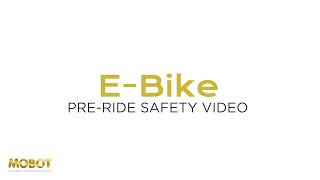 Electric bicycle / ebike / PAB Safety Video | Watch this before riding | MOBOT Singapore