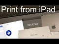 Using iPad to Print Wireless to Brother Printer