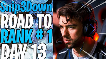 Snip3down (XBOX) ROAD TO RANK #1 DAY 13 - SOLO 18 KILLS RANKED MATCH -  BEST CONTROLLER PLAYER
