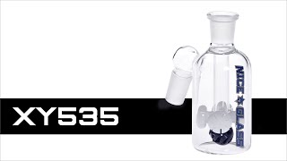 XY535 | NG NICE GLASS Five Wheel Perc Ashcatcher