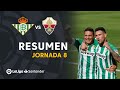 Resumen de Real Betis vs Elche CF (3-1)