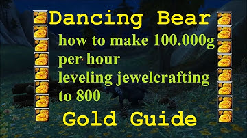 How to make 110.000g per hour leveling Jewelcrafting to 800 - WOW Legion 7.3 Gold Guide