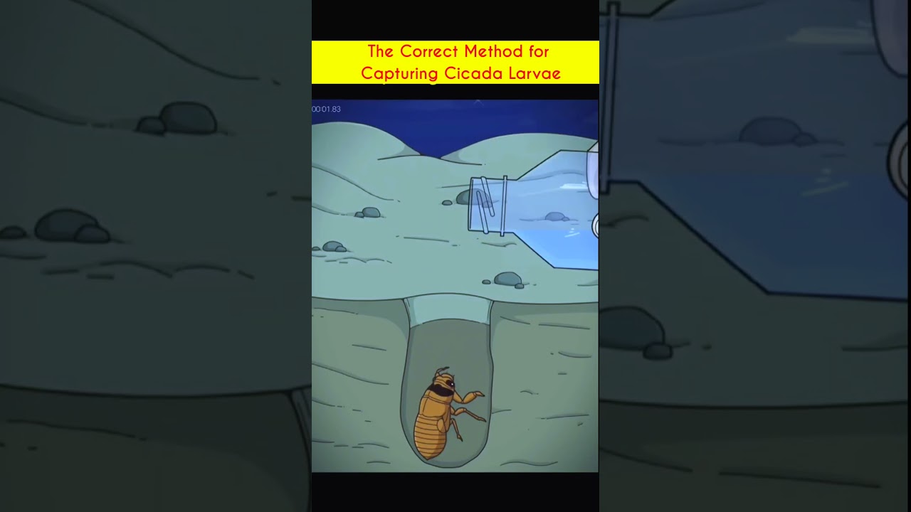 The Correct Method for Capturing Cicada Larvae 