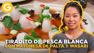 TIRADITO de PESCA BLANCA 🐟 en MAYONESA DE AGUACATE y WASABI 🥑 FRESCO y SENCILLO | El Gourmet