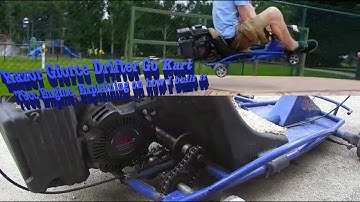 Razor Gforce Drifter Go Kart 79cc Engine, Explaining on how I built it.