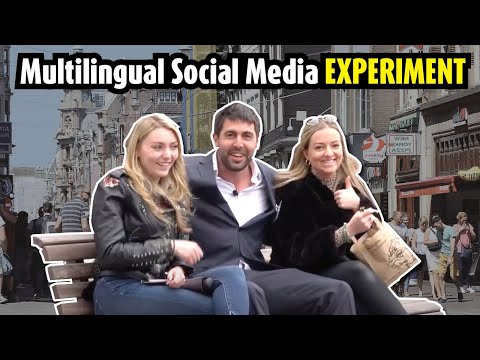 Multilingual social media experiment