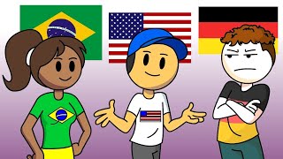 Português VS Inglês VS Alemão !!! - Animação