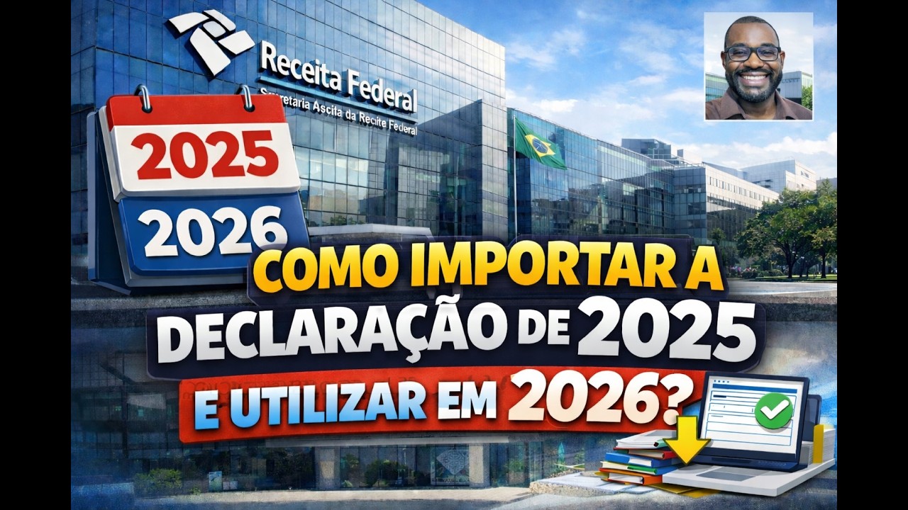 Como importar declaração do IRPF 2025 e usar em 2026 - YouTube