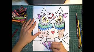 Sugar Skull Owls
