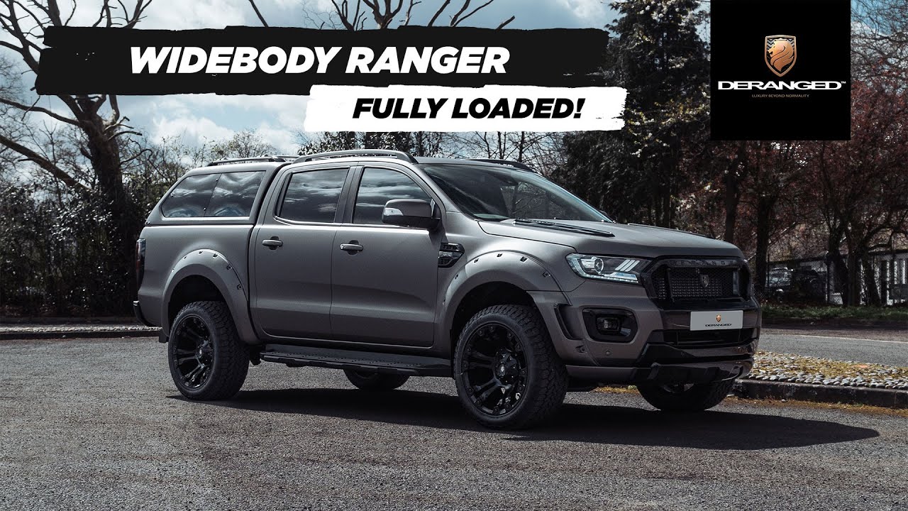 Ford Ranger Black Out 2022 Ford Ranger Widebody Blackout | Matte Metallic Anthracite - YouTube