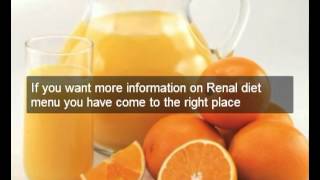 Well researched renal diet menu | kidney diet secrets recommended renal diet menu for kidney disease