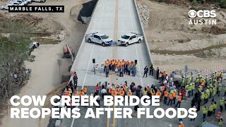 Texas bridge reopens after devastating July 4 floods