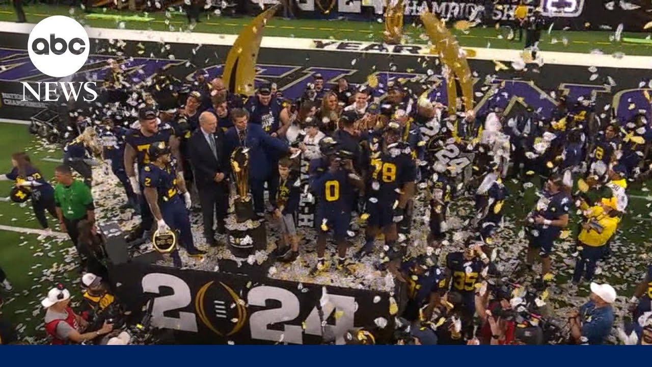 Michigan defeats Washington and wins CFB National Championship
