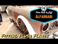 Fitting Flush Flares on the Alfarrari - Ferrari engined Alfa 105 Alfarrari build part 82