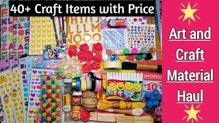 Art & Craft Supplies Collection 2021, Huge Craft Essentials, Craft Haul