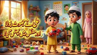 Information Ali Ne Jhoot Bola Aur Mushkil Mein Phas Gaya | Kids Islamic Cartoon | Moral Story for Kids Guide