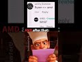 Ryzen~~Amd 🤔🤔🤔 #pcmemes #pcmasterrace #benchmark #viral