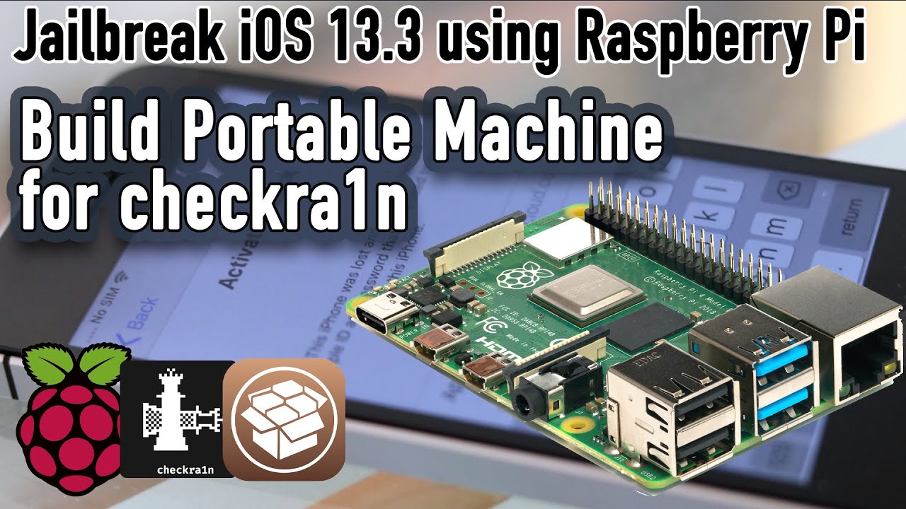 Install checkra1n on Raspberry Pi 4 - Build portable machine for jailbreaking iOS Device [Hindi]