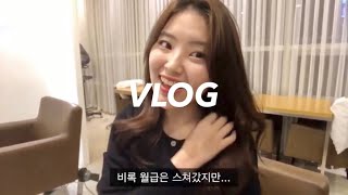 VLOG I 미용실 브이로그, 차홍룸 엘리자벳펌 가격, 소요 시간 대공개 후기(손이고 머리, 차홍룸 후기, 차홍룸 가격, 긴머리 펌)