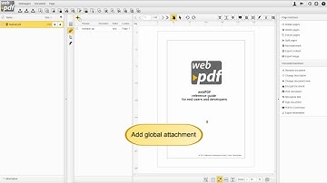 webPDF - How to work with attachments in a PDF