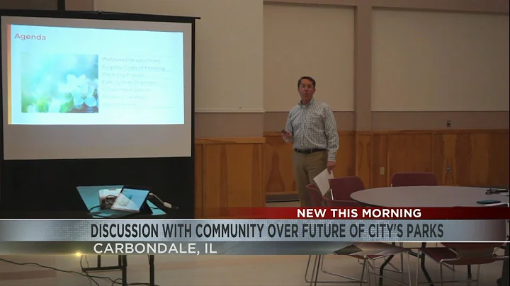 Discussion with community over future of city's parks