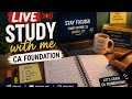 Amrita Chaudhary is live// Study live with me #studywithme #livestudy #cafoundation #casahiba #live