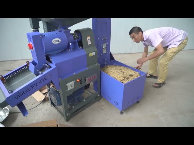 6N70 Pro Max Commercial Type Rice Huller,4 amazing functions you can get in one machine class=