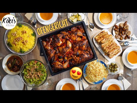 Mediterranes Hähnchenkeulen Rezept im Backofen | Schnelle Zubereitung | Ofen Gericht. 