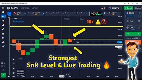 Secret Strong SnR levels & Live QUOTEX Trading / #binary #forextrading #skytextrading #quotex
