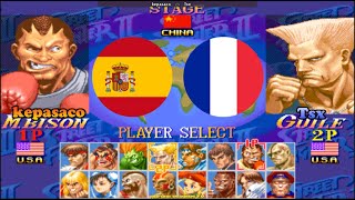 スーパーストリートファイターII X ➤ kepasaco (Spain) vs Tsx (France) Super Street Fighter 2 Turbo