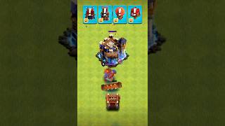 Which Siege Machine Can Stop the Logger? | Clash of Clans | r great #coc #shorts