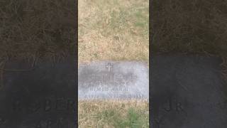 Robert E Lee Jr US Navy WWII Veteran Grave #veteran #military #navy #grave #rip #cemetery #shorts