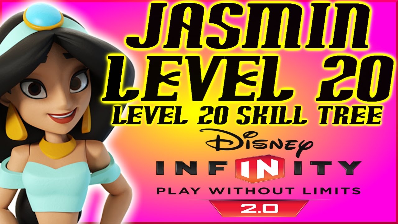 DIsney Infinity 2.0 Jasmin level 20 Skill Tree Showcase PS4 Jasmin