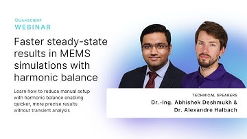 Faster steady-state results in MEMS simulations with harmonic balance