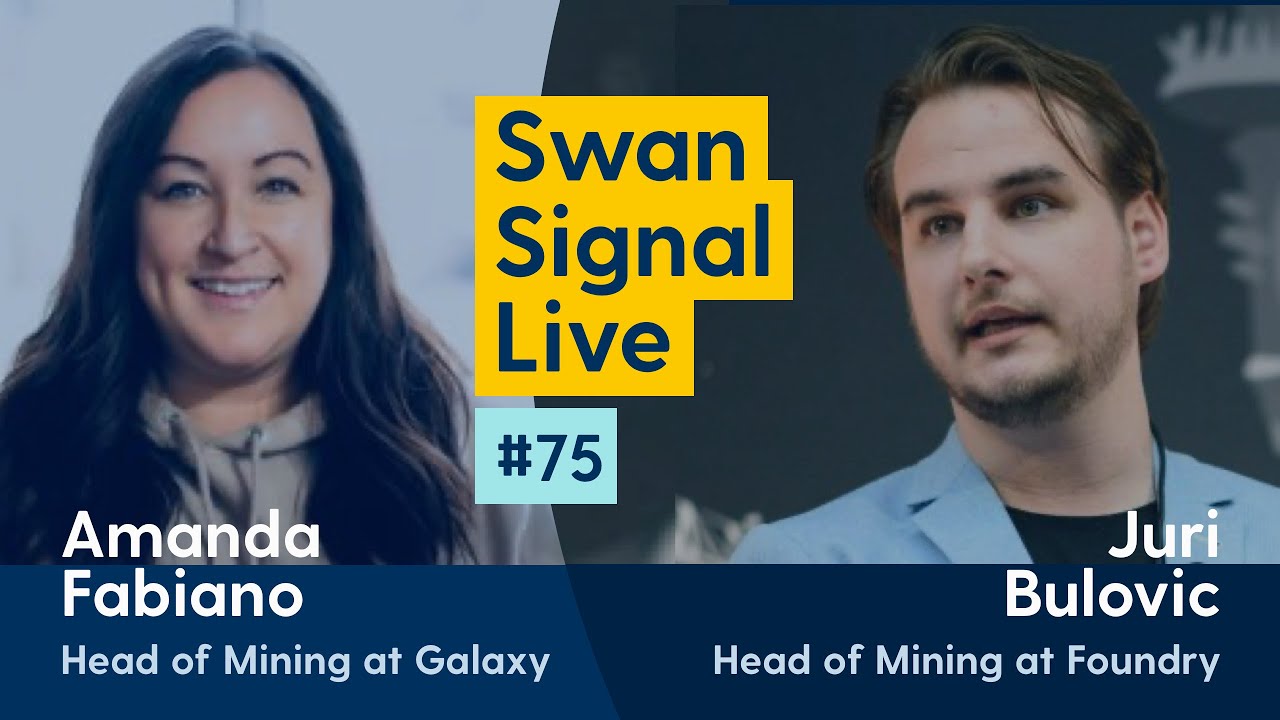 Amanda Fabiano and Juri Bulovic - Swan Signal Live - A Bitcoin Show - E75