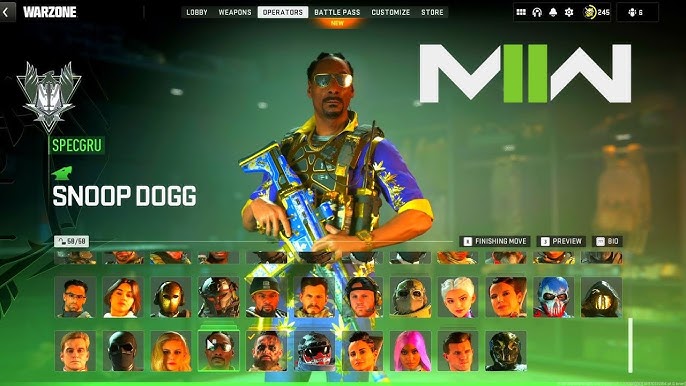 Snoop Dogg, Nicki Minaj and 21 Savage Operator Bundles in Warzone